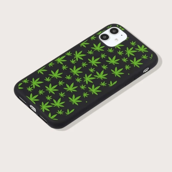 Iphone 13pro Pot leaf Black phone case - Picture 2 of 2